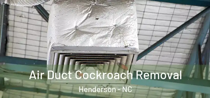  Air Duct Cockroach Removal Henderson - NC